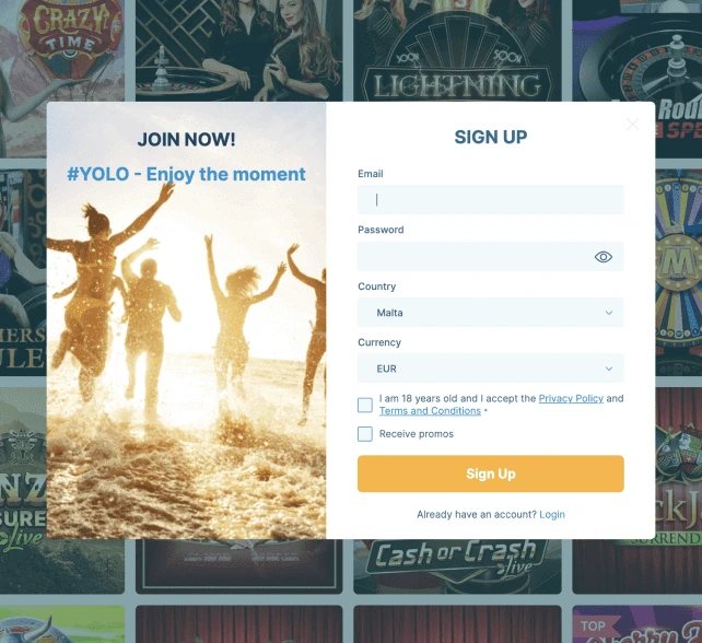 YoloCasino-Registration-Screenshot-NewCasinos-EN YoloCasino Registration