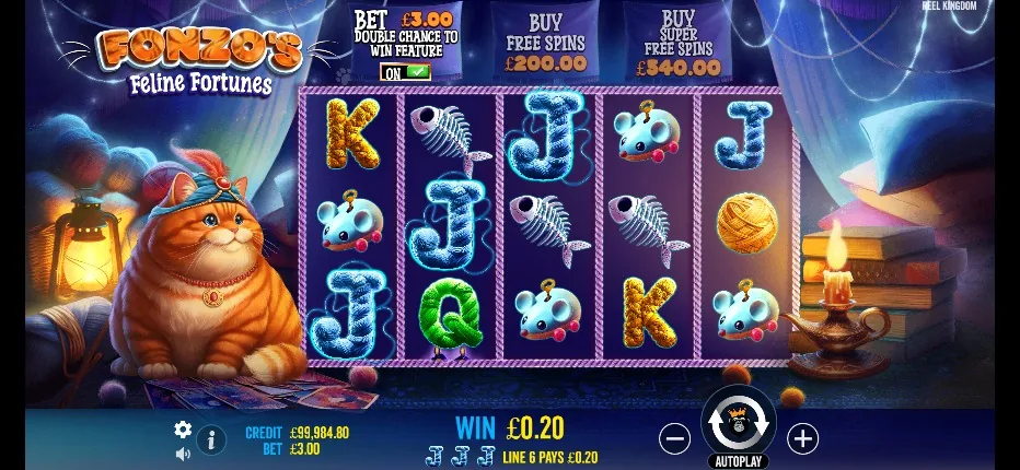 Fonzo-s-Feline-Fortunes-02-06-2025_02_34_PM-4 screenshot of fonzo's feline fortunes start of gameplay