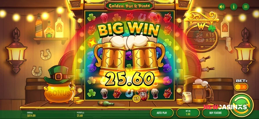 Untitled-design-2025-04-02T142740.713 screenshot of a big win during the golden pots and pints gameplay