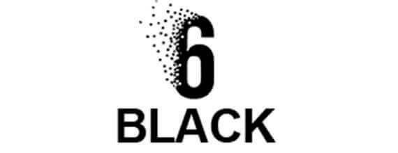 6 Black logo