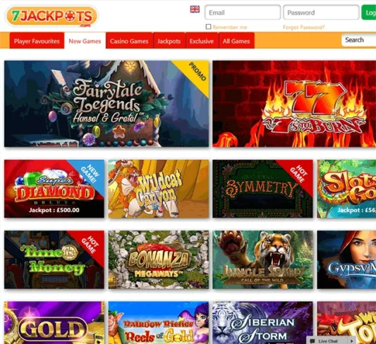 7Jackpots Casino Games