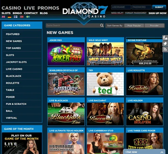 Diamond 7 Games