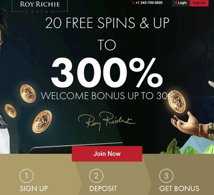 Roy Richie Casino Bonus