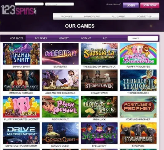 Screenshot of 123 slots games