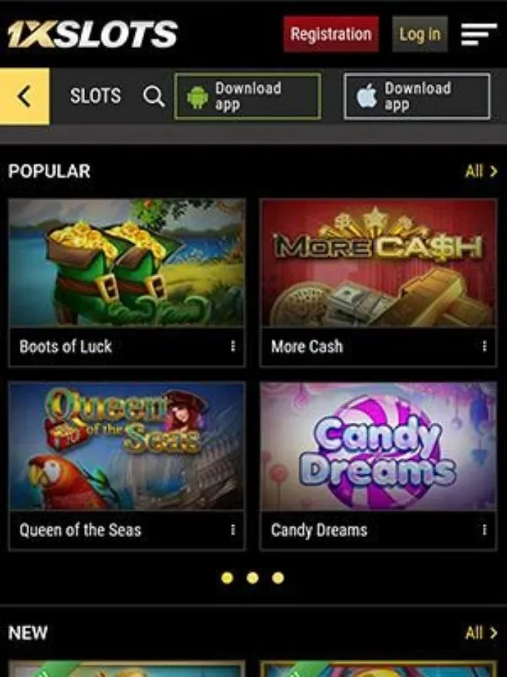 1X Slots Casino Games