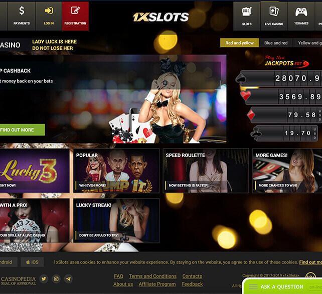 1X Slots Casino Games