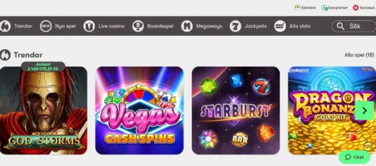 10Bet Casino spel