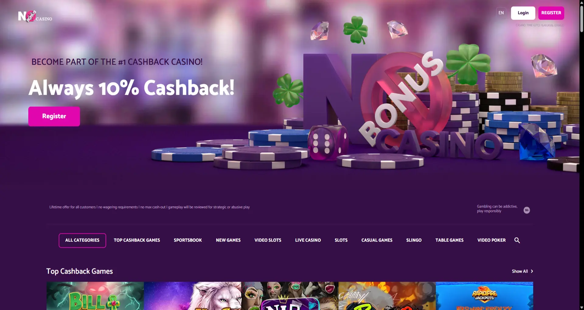 nobonuscasino homepage
