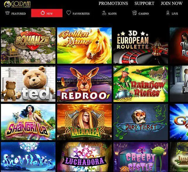 Gold Man Casino Games