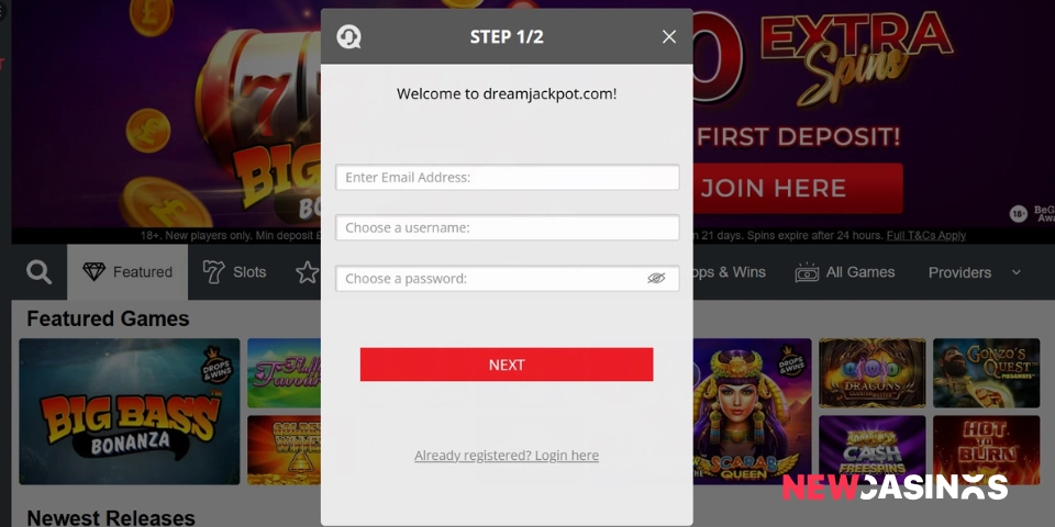 dream jackpot screenshot