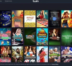Twin Casino Games Selection