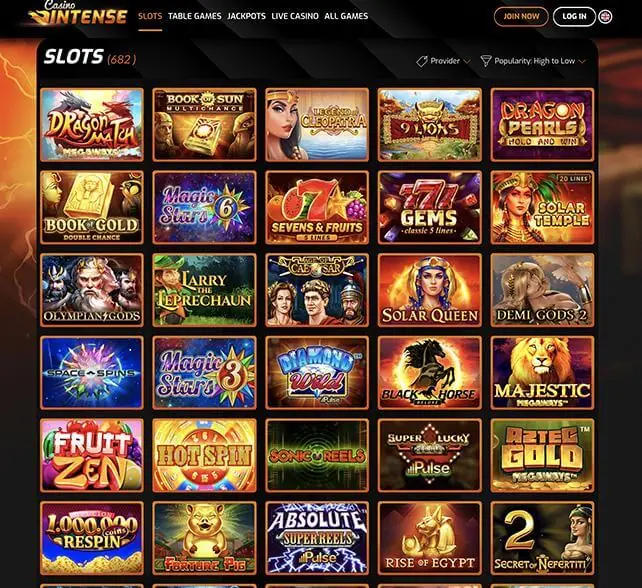 CasinoIntense Games