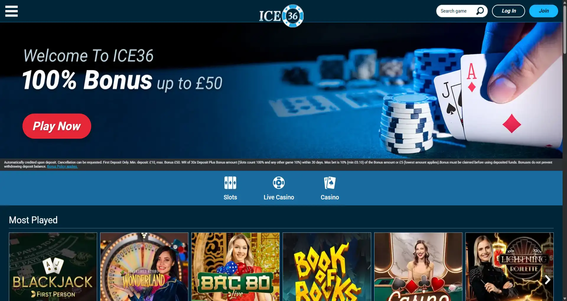 ice36 homepage