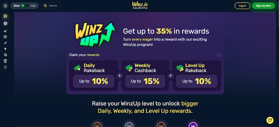 winz.io loyalty club