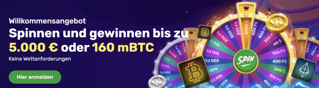 Winz Casino Willkommensangebot