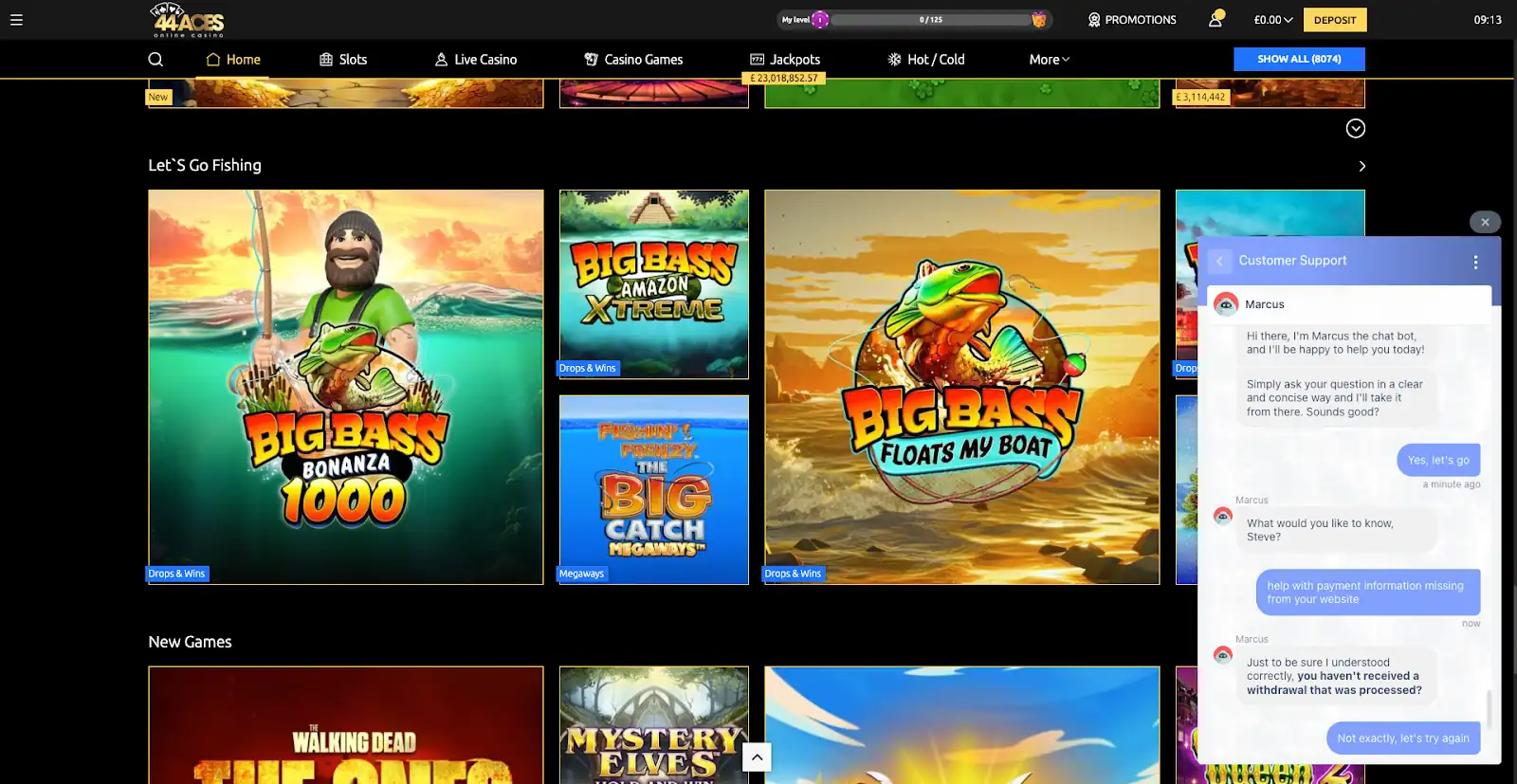 44aces customer support