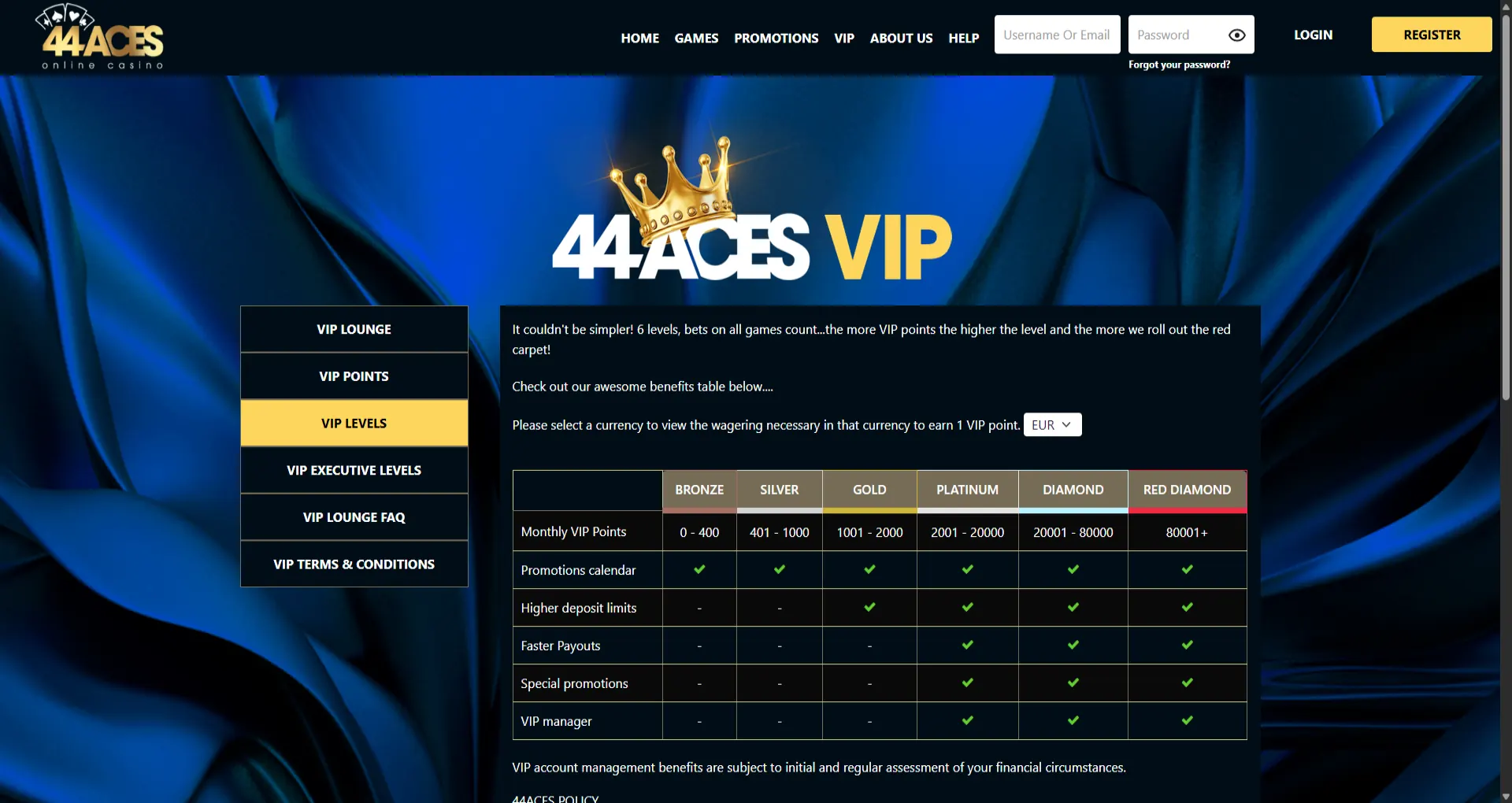 44aces vip