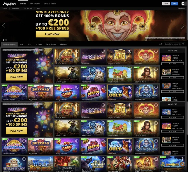 Heyspins Homepage