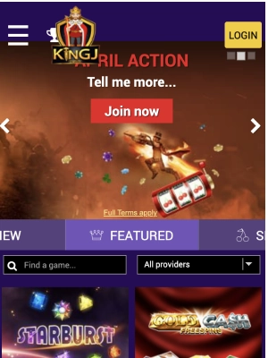 KingJ Homepage casino