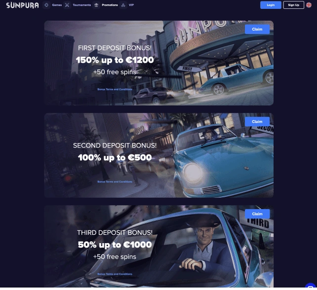 Sunpura Homepage