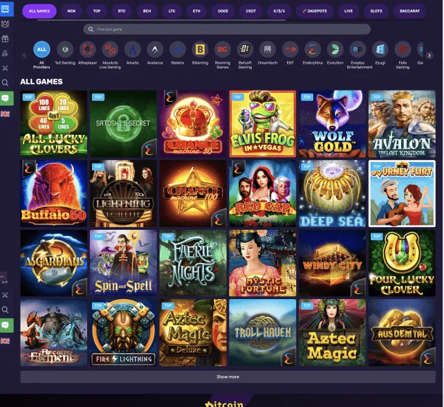 Bitcoin Casino Games