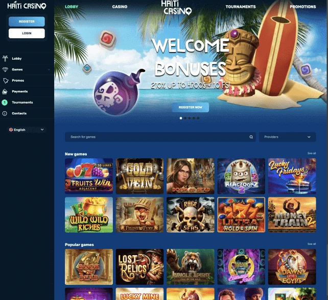 haiti win homepage