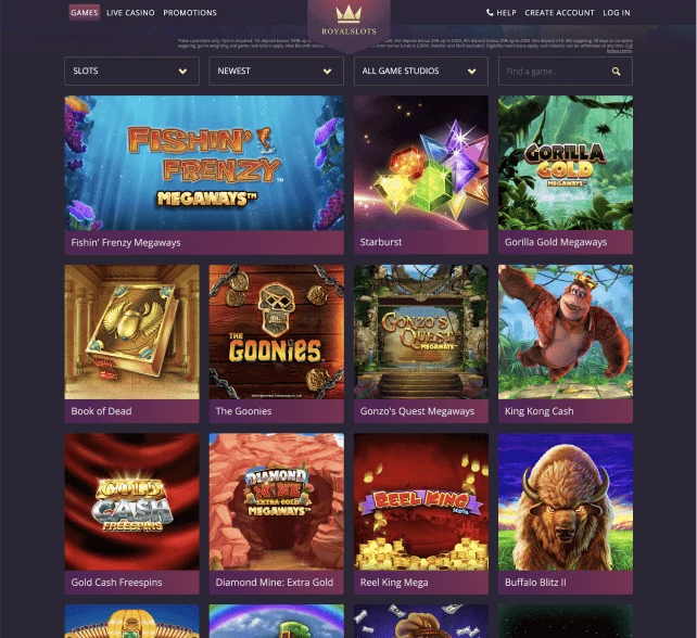 RoyalSlots Games