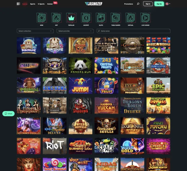 Casinozer Games