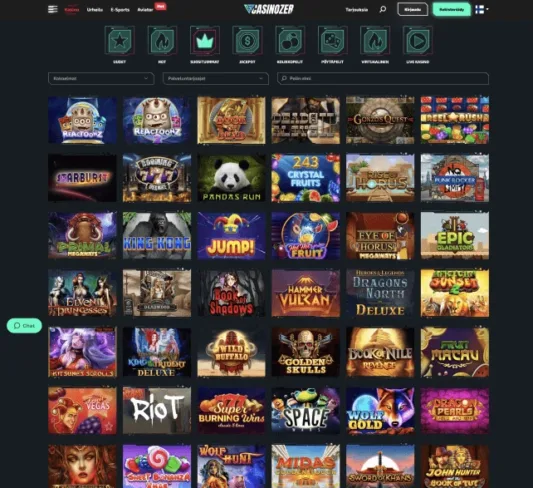 Casinozer Casinon pelit