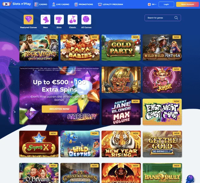 SlotsNPlay Games