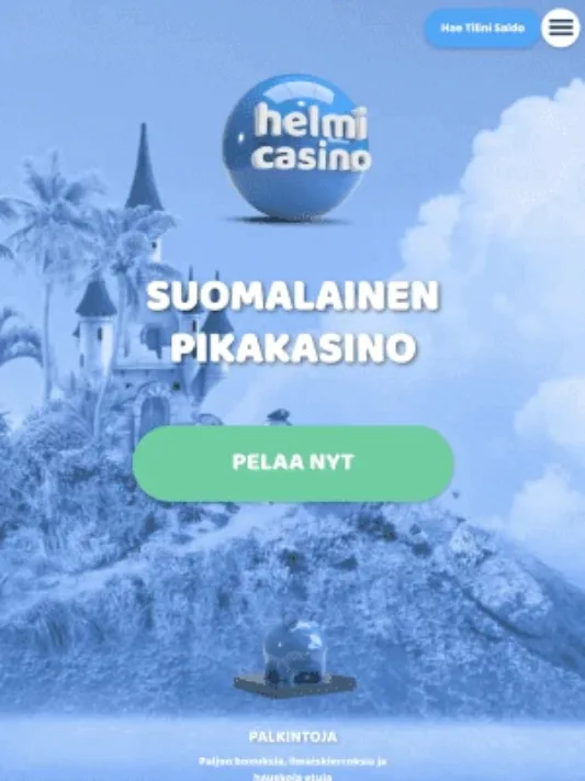 Helmi Casinon etusivu mobiilisti