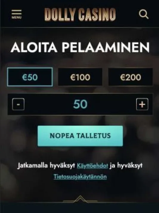 Dolly Casinolle rekisteröityminen mobiilisti