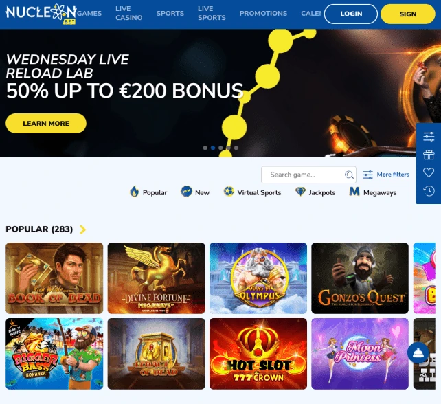 nucleon bet Homepage