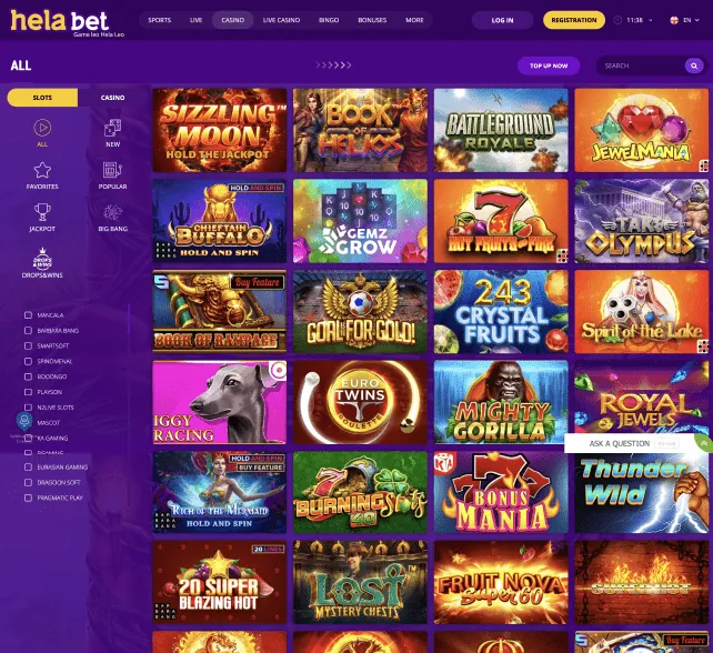 Helabet games