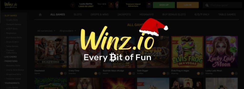 Winz.io Casinon joulutarjoukset