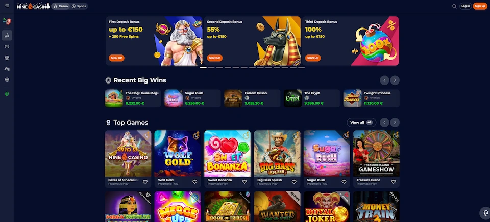 nine casino games