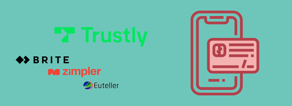Vahtoehtoiset Pay N Play -maksutavat Trustlylle - Brite, Zimpler, Euteller