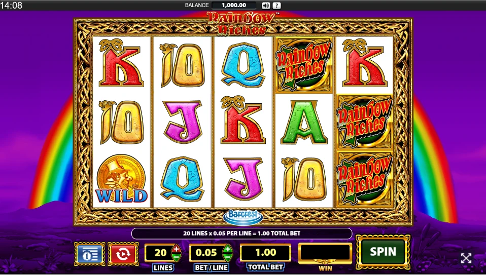 rainbow riches gameplay