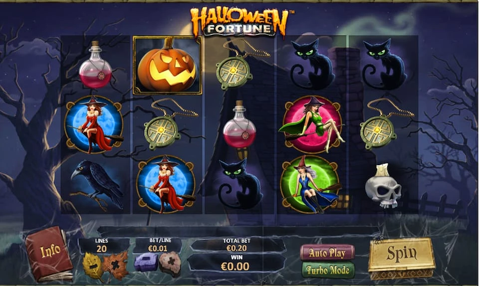 halloween fortune slot gameplay