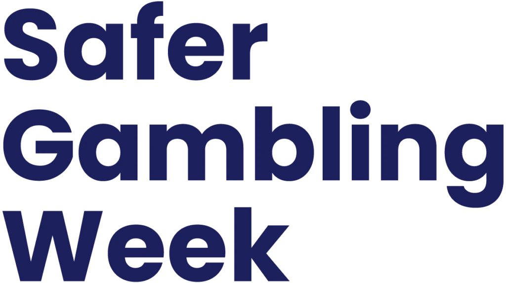 safer gambling week logo blue
