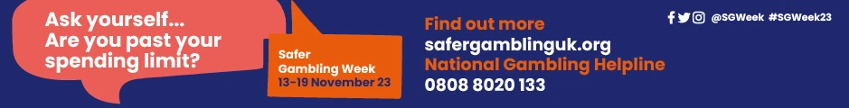 safer gambling week - ask yourself, are you past your spending limit?