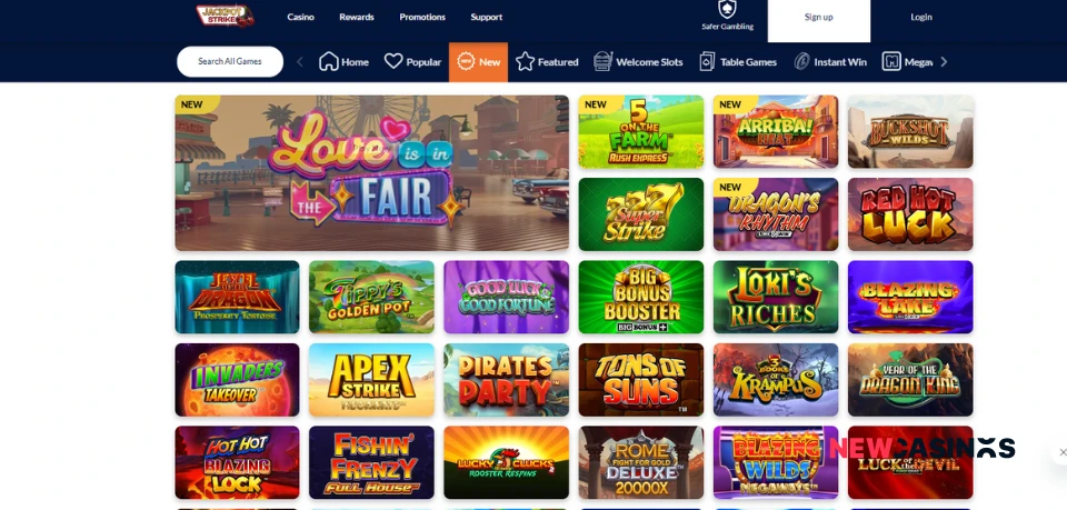 jackpot strike casino games