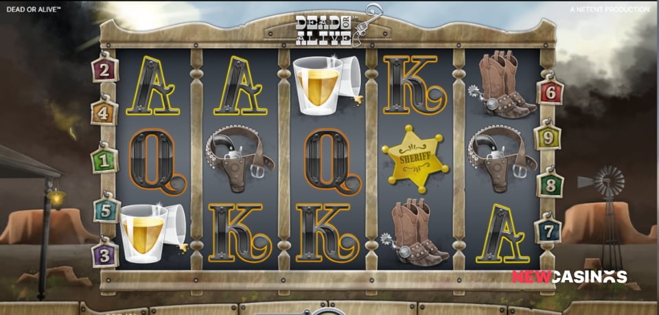 dead or alive slot gameplay