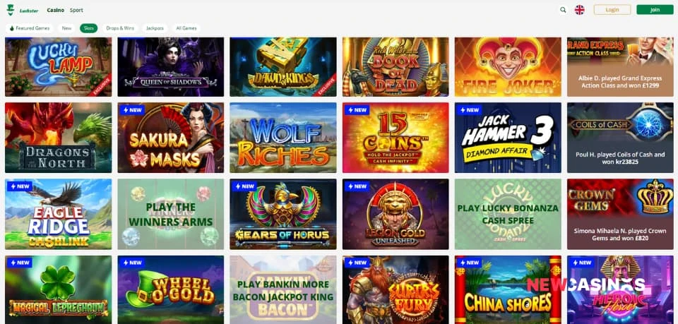 luckster casino slot games