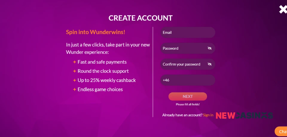 Wunderwins How To Register