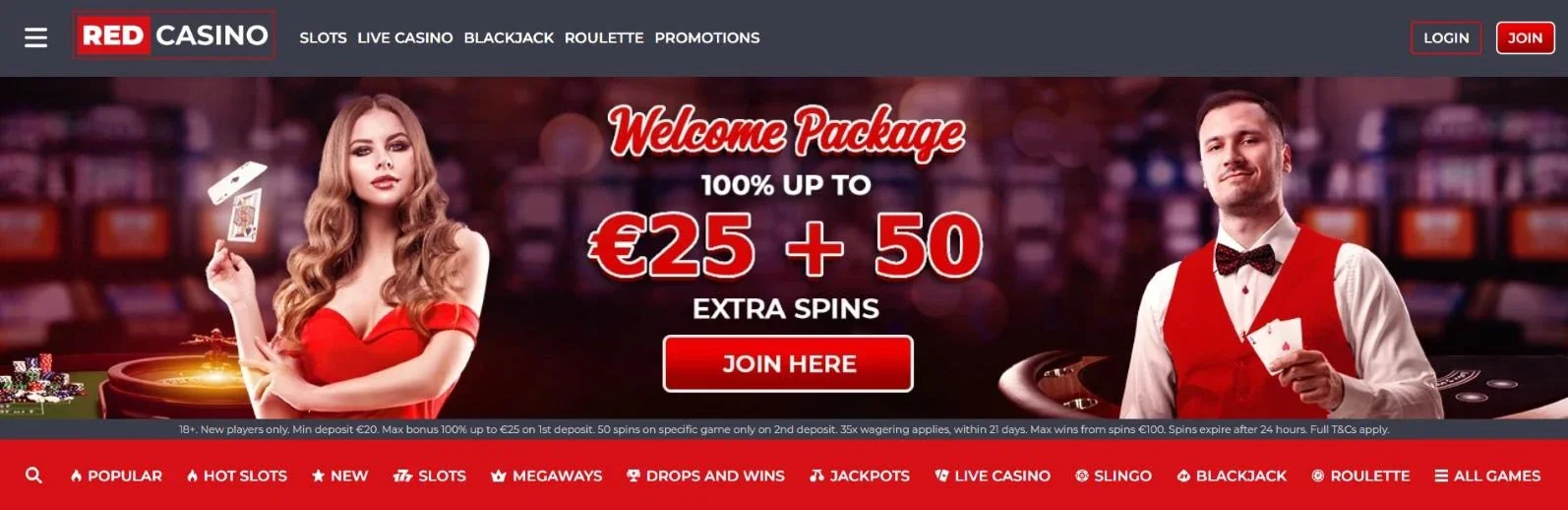 RedCasino Welcome