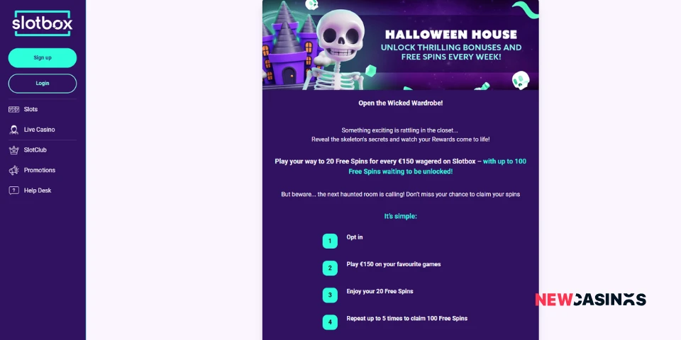 slotbox halloween house 