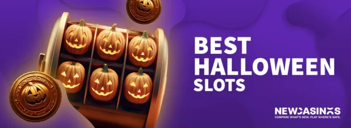 Best Halloween Slots for 2025 slots with pumpkins and the caption best halloween slots
