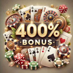 400% Casino Bonus 400% Casino Bonus
