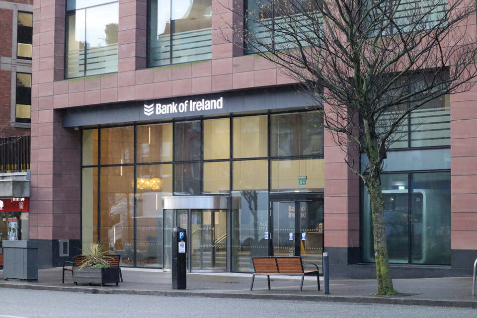 Exterior of the Bank of Ireland 